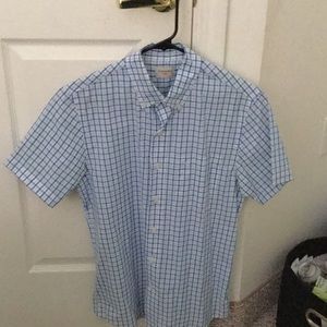 Dockers short sleeve, pattern, button down shirt.